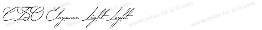 CISO Elegance Light Light字体转换